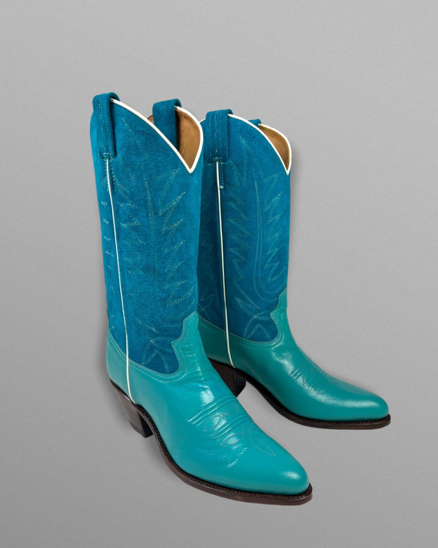Turkosa cowboyboots