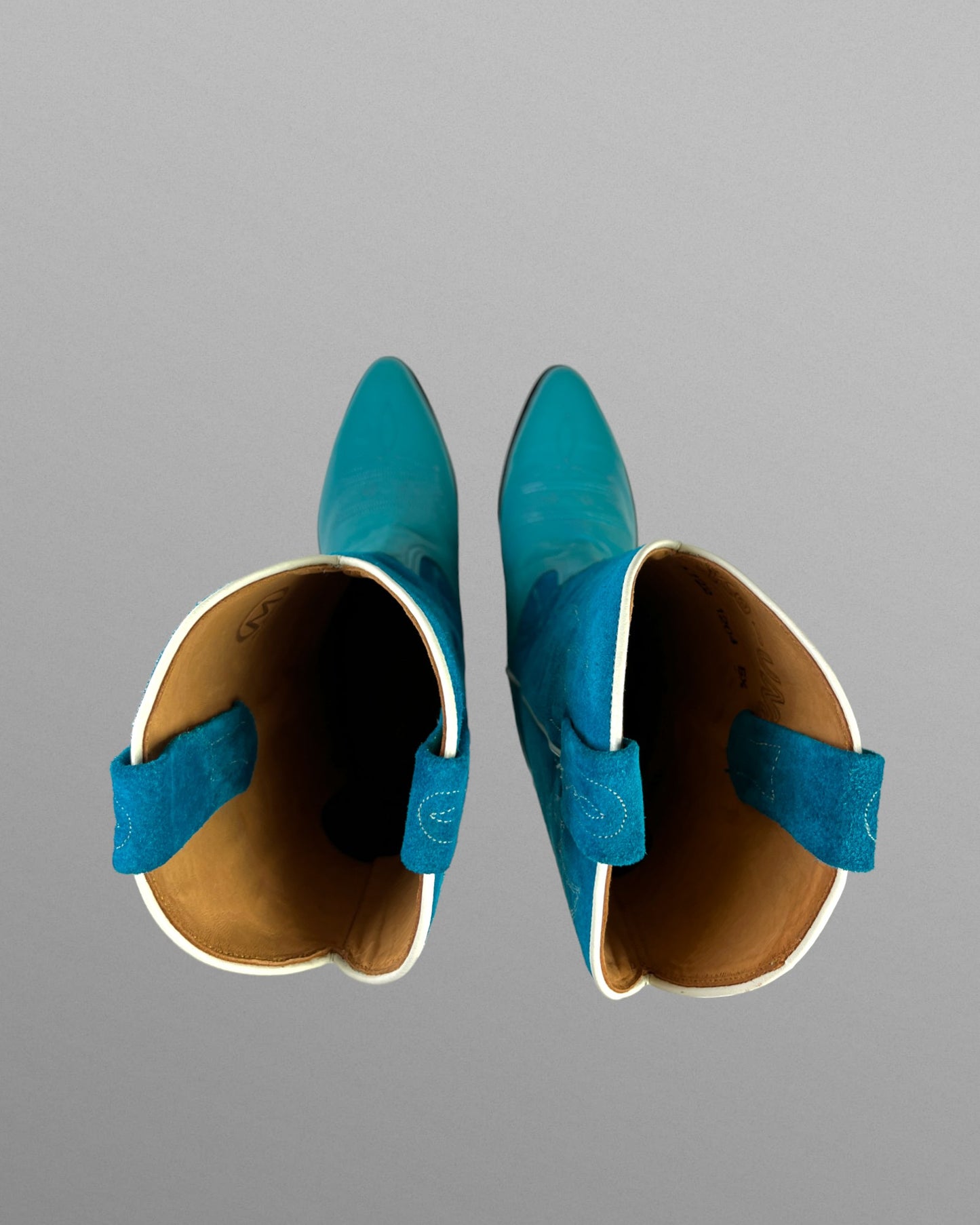 Turkosa cowboyboots