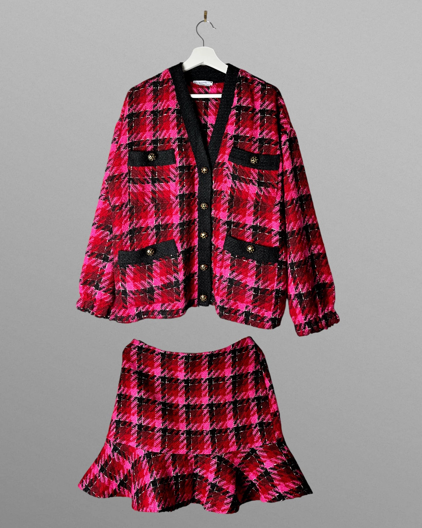 Tvådelat tweed set
