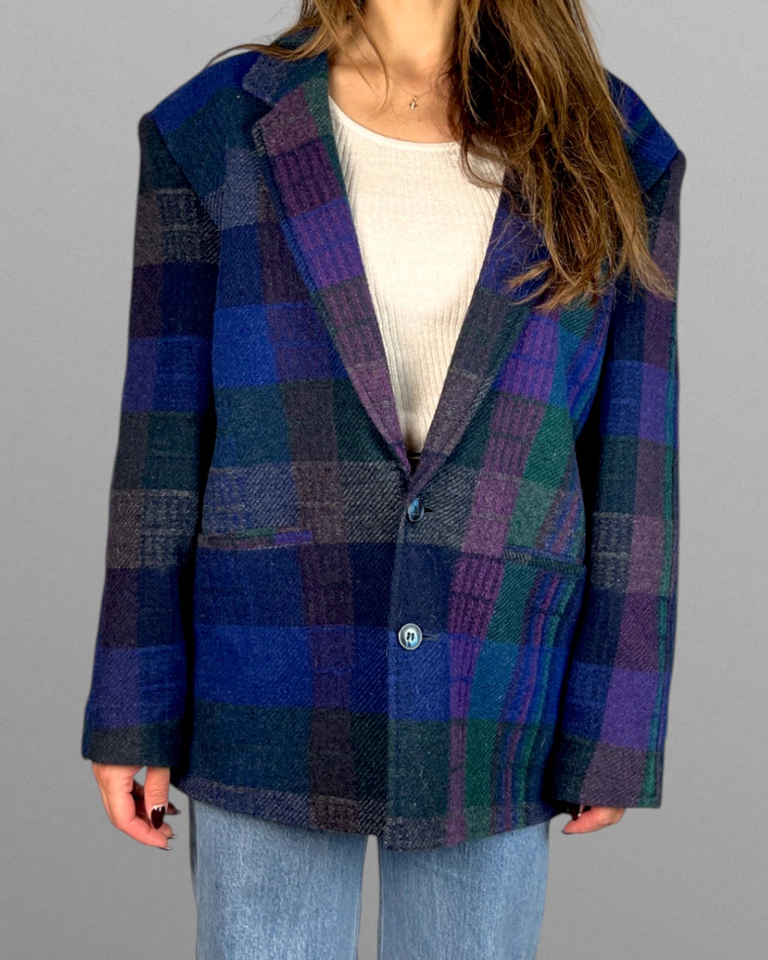 Oversized kavaj ull