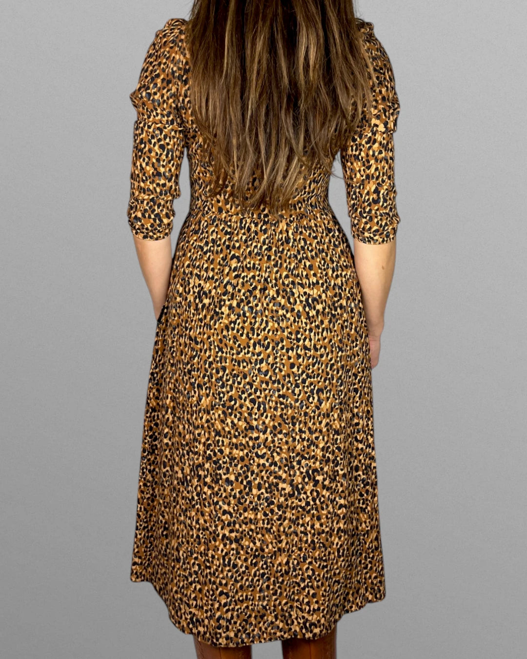 Leopard klänning